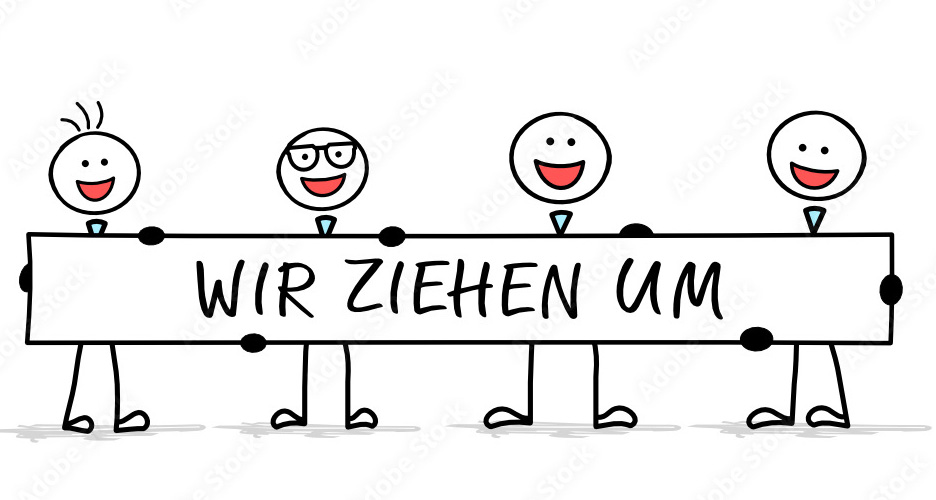 Wir ziehen um!